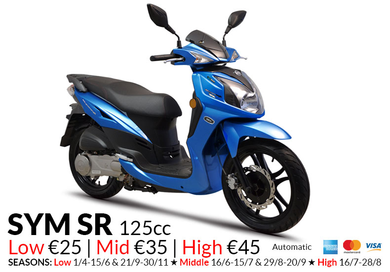 sym sr 125cc